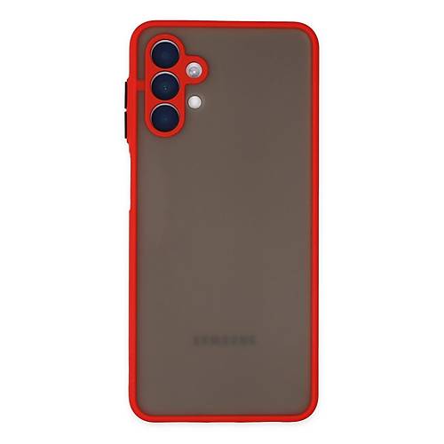 Galaxy A04S K�l�f Montreal Silikon Kapak - K�rm�z�