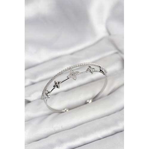 Pirin� G�m�� Renk �i�ek Model Kad�n Bileklik