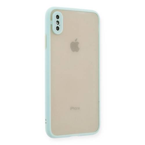 iPhone X K�l�f Montreal Silikon Kapak - Turkuaz