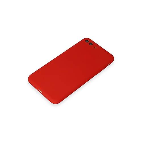 iPhone 7 Plus K�l�f First Silikon - K�rm�z�