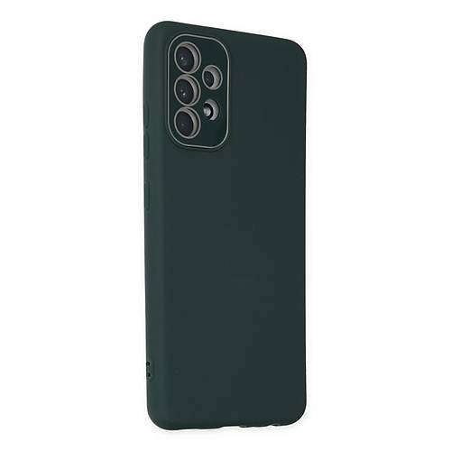 Galaxy A33 5G K�l�f Lansman Glass Kapak - Koyu Ye�il