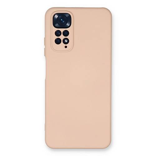 Redmi Note 11 K�l�f Nano i�i Kadife Silikon - Pudra
