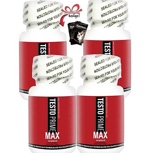 Testo Prime Max Erkeklere �zel Her an Maksimum Limit 30�lu x 4 adet