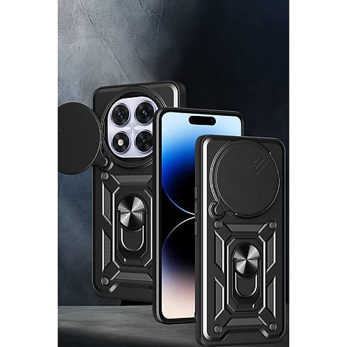 Redmi Note 14 Pro Plus K�l�f Pars Lens Y�z�kl� Silikon - Ye�il