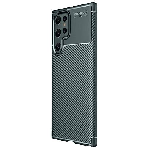 Galaxy S25 Ultra K�l�f Auto Focus Karbon Kapak - Koyu Ye�il