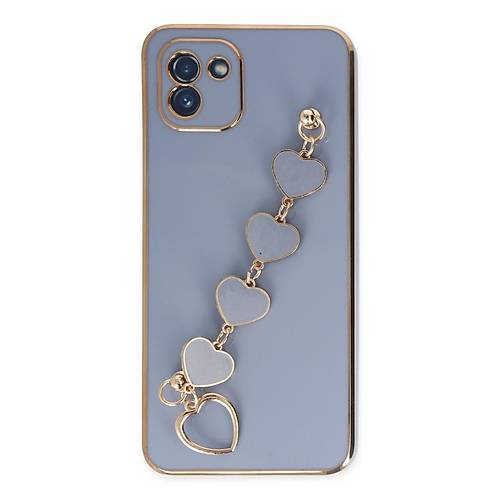 Galaxy A03 K�l�f Esila Silikon - Gri