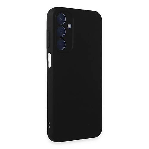 Galaxy A25 5G K�l�f Nano i�i Kadife Silikon - Siyah