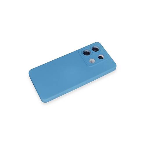 Redmi Note 13 Pro 5G K�l�f Nano i�i Kadife Silikon - Mavi