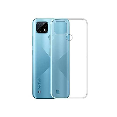 Realme C21 K�l�f Deluxe 2mm �effaf Silikon - �effaf