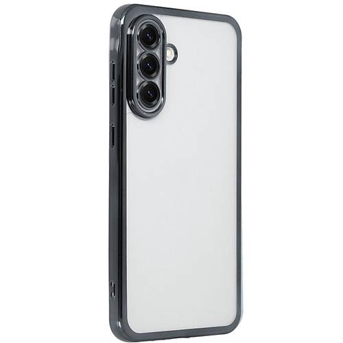 Galaxy A56 K�l�f Razer Lensli Silikon - Siyah
