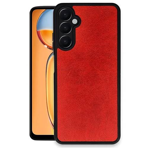 Galaxy S24 FE K�l�f Aras Deri Kapak - K�rm�z�