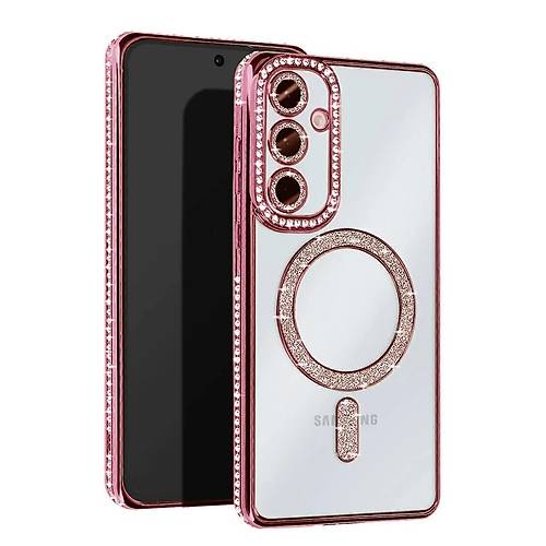 Galaxy A56 Joke Simli Magneticsafe K�l�f - Pembe