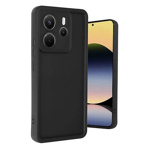 Redmi Note 14 4G K�l�f Viera Silikon - Siyah