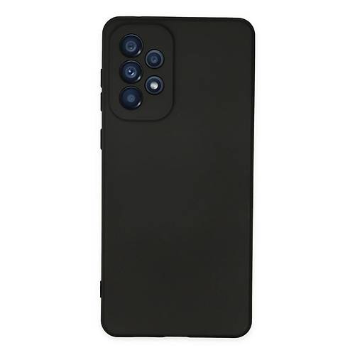 Galaxy A23 4G K�l�f Nano i�i Kadife Silikon - Siyah