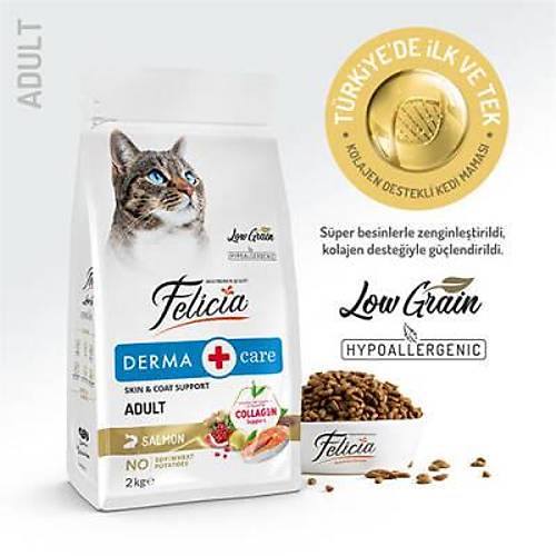 Hypoallergenic Somonlu D���k Tah�ll� Yeti�kin Kedi Mamas� 2 Kg