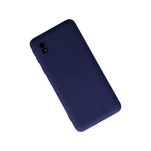 Galaxy A01 Core K�l�f Nano i�i Kadife Silikon - Lacivert