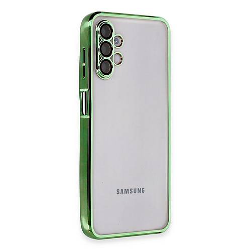Galaxy A04S K�l�f Razer Lensli Silikon - Ye�il