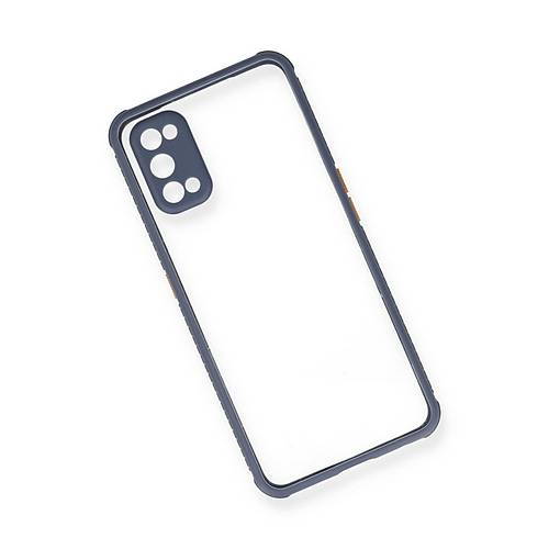 Realme 7 Pro K�l�f Miami �effaf Silikon - Gri
