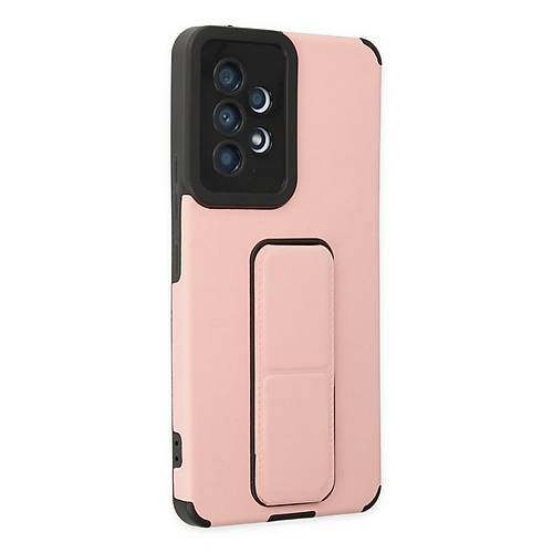 Galaxy A53 5G K�l�f Mega Standl� Silikon - Pudra