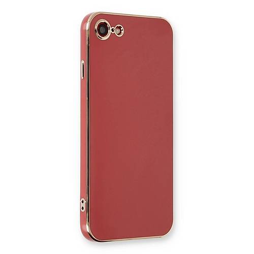 iPhone 7 K�l�f Volet Silikon - K�rm�z�