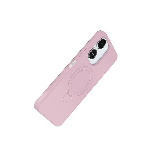 Redmi 13C Regal Magsafe Standl� Kapak - A��k Pembe