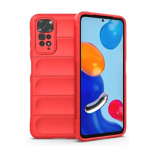 Redmi Note 11 K�l�f Optimum Silikon - K�rm�z�