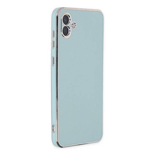 Galaxy A04 K�l�f Volet Silikon - A��k Ye�il