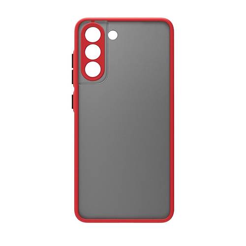 Galaxy S21 FE K�l�f Montreal Silikon Kapak - K�rm�z�