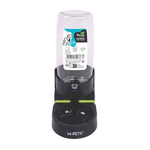 Refresh Hazneli Kedi ve K�pek Su Kab� Siyah 850 Ml