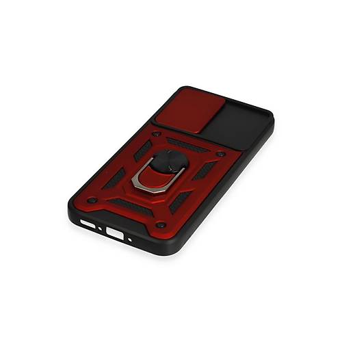 Galaxy A34 5G K�l�f Pars Lens Y�z�kl� Silikon - K�rm�z�