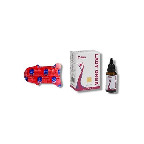 Caas Lady Orga Kad�nlara �zel Istek Damla 30 Ml + Erkeklere �zel 6'L� Hediye