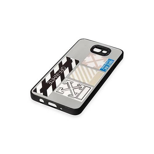 Galaxy J7 Prime K�l�f Mirror Desenli Kapak - Mirror - 6
