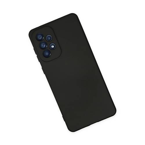 Galaxy A23 4G K�l�f Nano i�i Kadife Silikon - Siyah