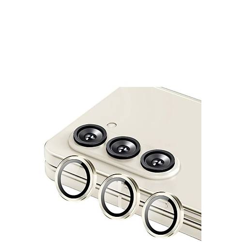 Galaxy Z Fold 5 Valdez Metal Kamera Lens - Krem