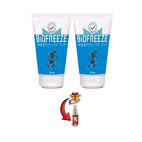 Biofreeze  Masaj Kremi  50 ml x 2 ad+Masaj Ya�� ile