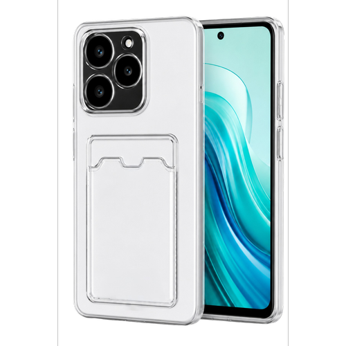 Realme C61 K�l�f Kart �effaf Silikon - �effaf
