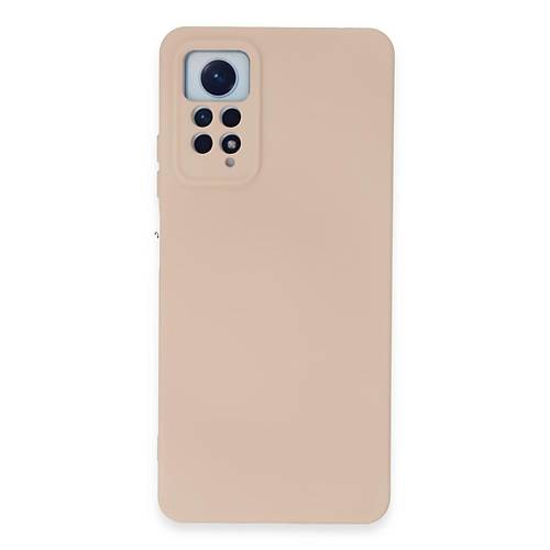 Redmi Note 12 Pro 4G K�l�f Nano i�i Kadife Silikon - Pudra