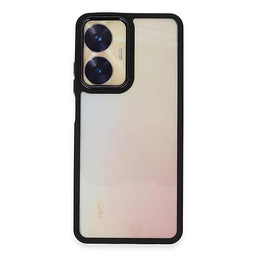 Realme C55 K�l�f Dora Kapak - Siyah