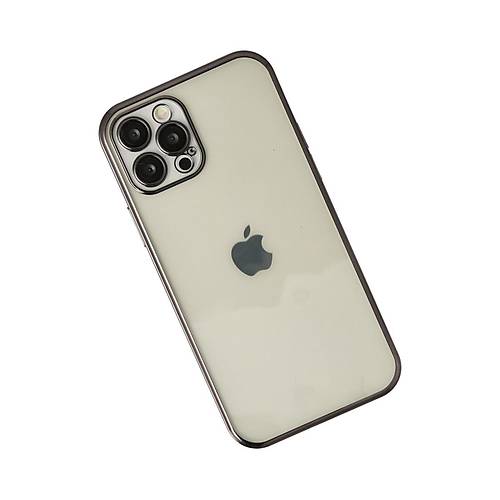 iPhone 12 Pro K�l�f Razer Lensli Silikon - Siyah