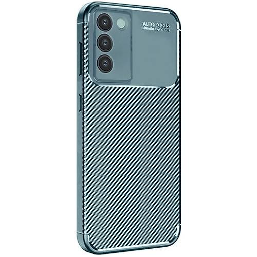 V30 Lite 4G K�l�f Auto Focus Karbon Kapak - Koyu Ye�il