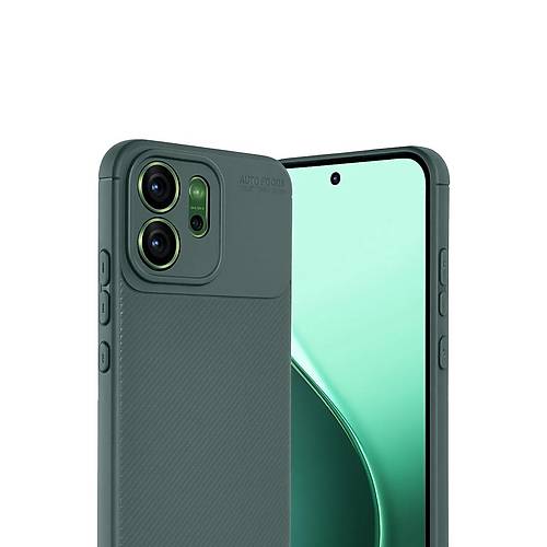 Reno 14F Auto Focus Karbon Kapak - Koyu Ye�il