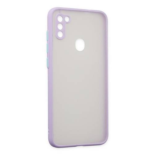 Galaxy A11 K�l�f Montreal Silikon Kapak - Mor