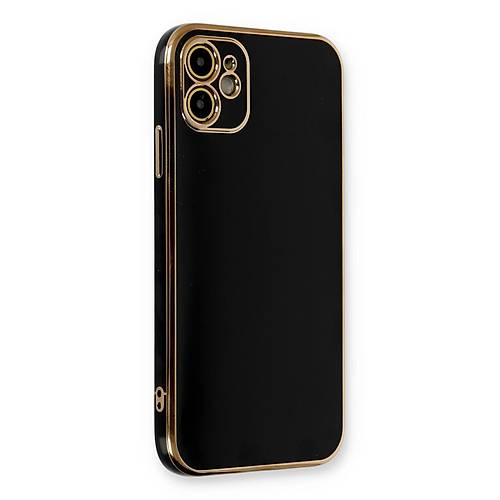 iPhone 11 K�l�f Volet Silikon - Siyah