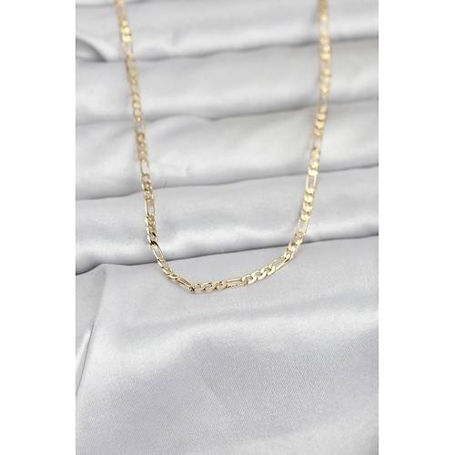 CM 14K Gold Renk �nce Ku�g�z� Zincir Model 60 cm Kad�n Kolye