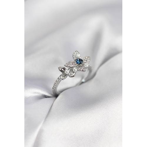 G�m�� Renk �i�ek Model Zirkon Ta�l� Kad�n Y�z�k