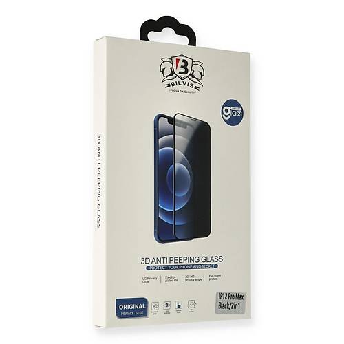 iPhone 7 Bilvis Hayalet Cam Ekran Koruyucu - Siyah