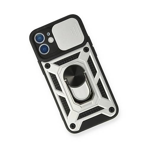 iPhone 12 Mini K�l�f Pars Lens Y�z�kl� Silikon - G�m��