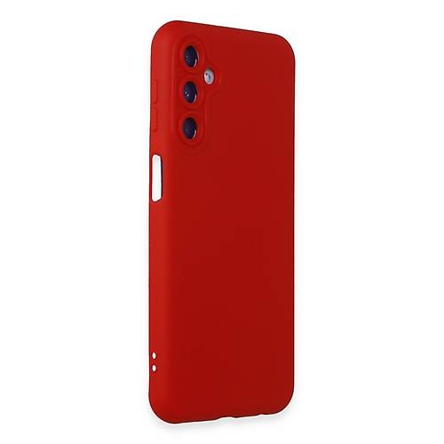 Galaxy M14 5G K�l�f Nano i�i Kadife Silikon - K�rm�z�