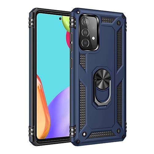 Galaxy A33 5G K�l�f Sofya Y�z�kl� Silikon Kapak - Lacivert