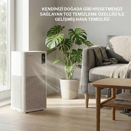 Hepa 13 Filtreli Hava Temizleyici, 3 Katmanl� Filtre, Geni� Ortamlar i�in Hava Temizleme Cihaz�, 650 m�